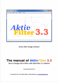 The handbook of filter design with AktivFilter 3.3