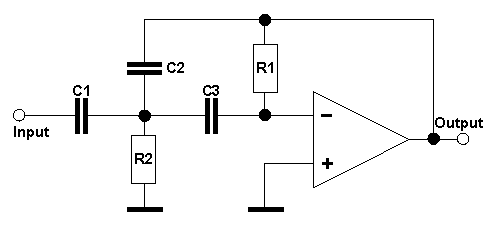 Hochpass mit Mehrfachgegenkopplung