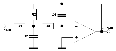 Tiefpass mit Mehrfachgegenkopplung